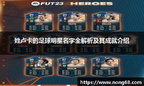 姓卢卡的足球明星名字全解析及其成就介绍